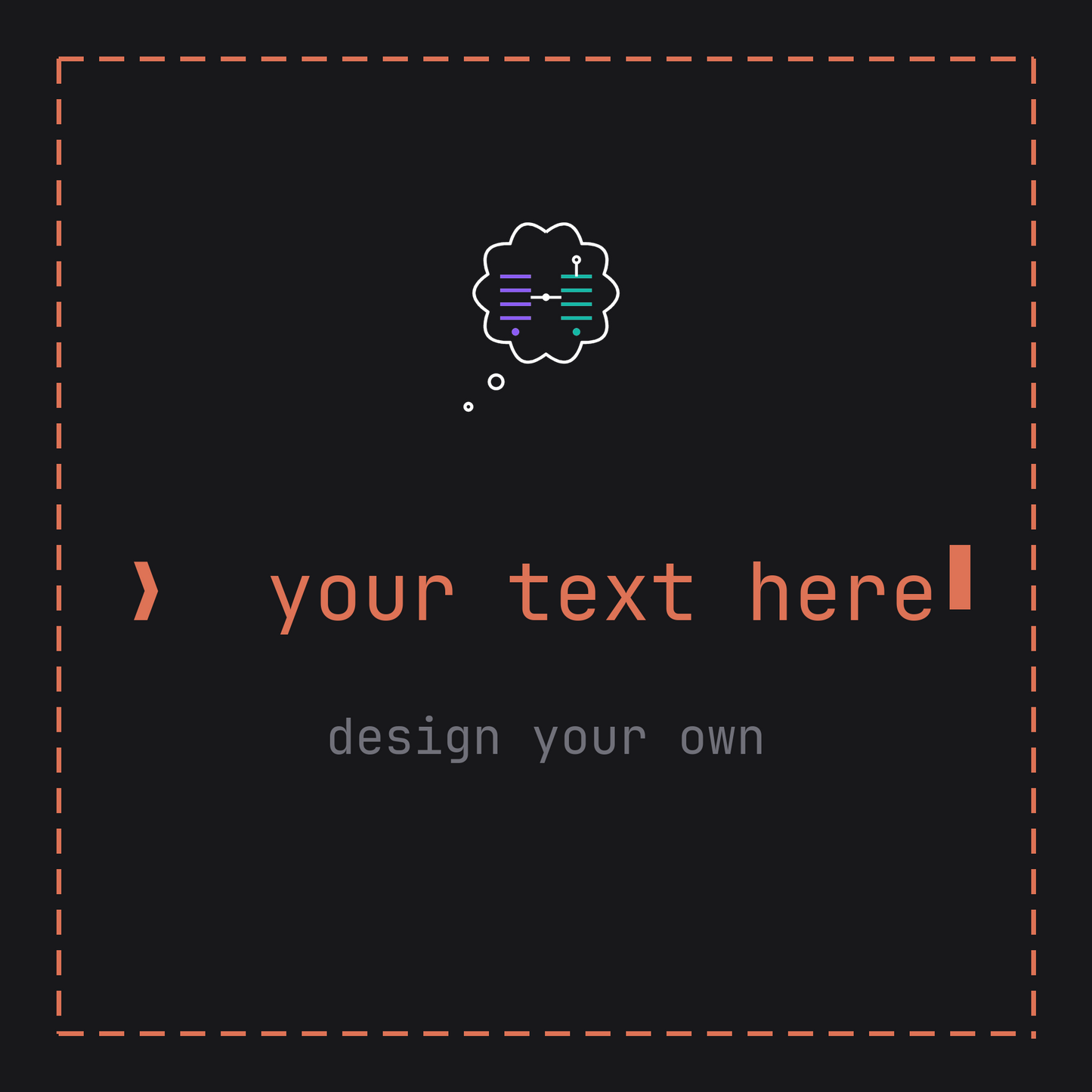 custom thinking